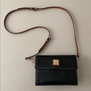 Dooney & Bourke Black Leather Crossbody Bag